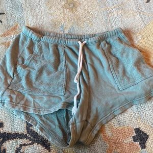 green shorts from aerie